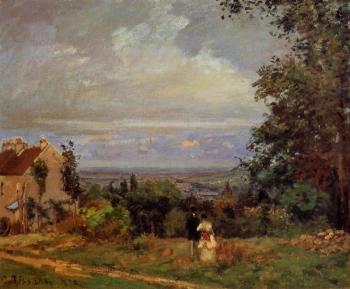 卡米耶 畢沙羅 Landscape near Louveciennes 卡米耶 畢沙羅 Landscape near Louveciennes